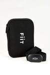  Fiit heart rate and exercise monitor with black storage pouch
